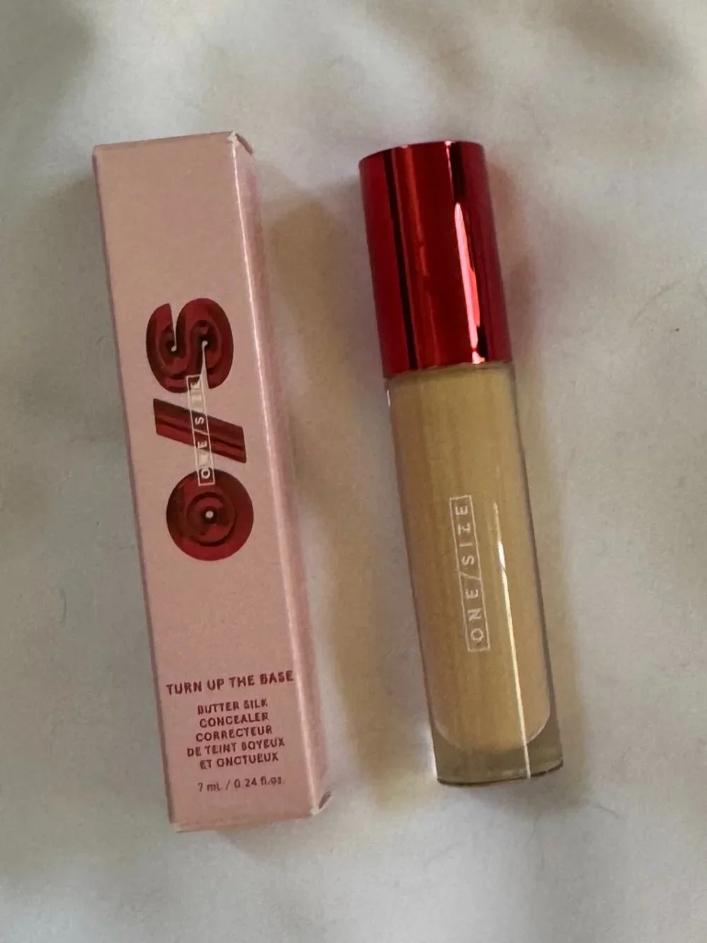 One / Size Turn Up the Base Butter Silk Concealer, Fair 4